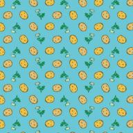 Ⓒエガクスタンプ ラッピングポテトペーパー