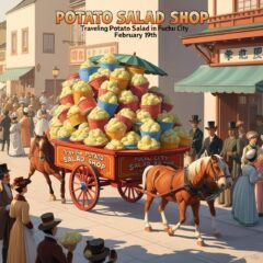 2/19(水)は東京都府中でポテサラ屋